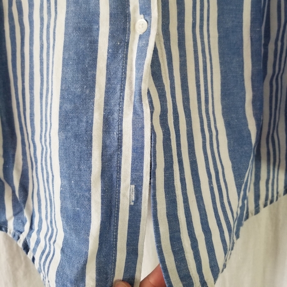 Madewell | Striped Linen Top - Picture 3 of 8